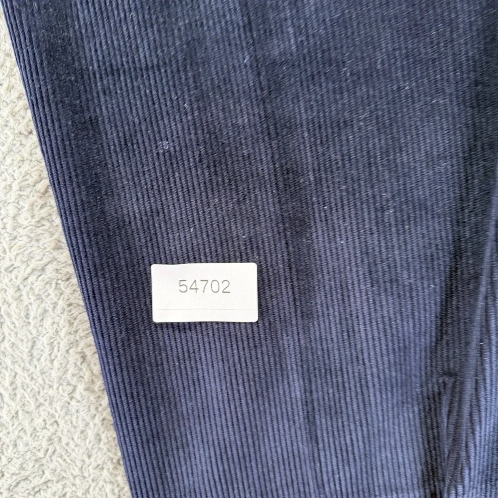 Brooks Brothers 346 Pant Mens 42x29 Blue Cotton Corduroy Chino Straight Business